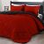 downluxe King Size Comforter Set – Red and Black King Comforter, Soft Bedding Sets for All Seasons – 3 Pieces – 1 Comforter (104″x92″) and 2 Pillow Shams(20″x36″)