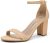 DREAM PAIRS Women’s Chunk Low Heel Pump Sandals