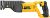 DEWALT 20V MAX Reciprocating Saw, 3,000 Strokes Per Minute, Variable Speed Trigger, Bare Tool Only (DCS380B), Black/Clear