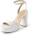 DREAM PAIRS Platform High Heels for Women Chunky Round Open Toe Ankle Strap Stylish Heeled Sandals for Party Prom Wedding