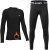 TELALEO Youth Boys’ Girls’ Thermal Compression Shirt Long Sleeve Fleece Lined Base Layer Athletic Football Undershirt