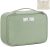 Pocmimut Cosmetic Bag for Women Cosmetic Travel Makeup Bag Large Travel Toiletry Bag for Girls Brush Bags, Reusable(Green)