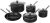 Le Creuset Toughened Nonstick PRO Cookware Set, 10 pc.,Grey