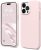 AOTESIER Shockproof Series iPhone 14 Pro Max Case, Silicone Ultra Slim Thin Cover, Full-Body Protective Phone Case for iPhone 14 ProMax Case, 6.7 inch, Chalk Pink