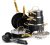 Blue Diamond Gold 14 Piece Cookware Set, Ceramic Nonstick, PFAS Free, PFOA Free, Induction Suitable, Dishwasher Safe, Gold Handle, Black