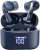 TOZO T20 Wireless Earbuds Bluetooth Headphones 48.5 Hrs Playtime with LED Digital Display, IPX8 Waterproof, Dual Mic Call Noise Cancelling 10mm Broad Range Speakers with Wireless Charging Case Blue