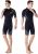 Men’s Wetsuits 1.5/3mm Premium Neoprene Back Zip Shorty Dive Skin for Spearfishing,Snorkeling, Surfing,Canoeing,Scuba Diving Suits