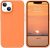 VENINGO iPhone 13 Case, Phone Case for iPhone 13,Slim Fit Liquid Silicone Soft Gel Rubber Lightweight Microfiber Lining Shockproof Anti-Scratch Protective Phone Cover for iPhone 13 6.1”,Sunset Orange