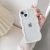 QLTYPRI Compatible with iPhone 13/iPhone 14(6.1 inch) Case, Cute Curly Wave Frame Clear Case for Girls Women, Transparent Soft Silicone TPU Bumper Shockproof Protective Phone Cover Case – White