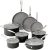 Granitestone 13 Pc Ceramic Pots and Pans Set Non Stick, Kitchen Cookware Sets, Pot and Pan Set Nonstick, Anodized Non Toxic Ceramic Cookware Set, Non Stick Pots and Pan Set, Oven & Dishwasher Safe