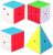 Speed Cube Set, Speed Cube Bundle of 2×2 3×3 4×4 and Pyramid Cube Smoothly Stickerless Magic Cubes Collection for Kids Teens & Adults [4 Pack] (Stickerless)