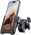 Lamicall Motorcycle Phone Mount Holder – [Camera Friendly] [1s Lock] 2023 Bike Phone Holder Handlebar Clamp, Bicycle Scooter Phone Clip, for iPhone 15 Pro Max, 14 13 Mini, 2.4~3.54″ Wide Phones, Black