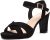 DREAM PAIRS Women’s Open Toe Ankle Strap Sparkly Strappy Chunky Heel Pump Sandals