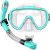 Seovediary Snorkel Set Adults Snorkeling Gear Anti-Fog Panoramic View Swim Mask Dry Top Snorkel Kit with Carry Bag for Snorkeling Scuba Diving Swimming Travel