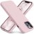 LOVE 3000 Compatible with iPhone 12 Pro Max Phone Case | Thickening Liquid Silicone | Anti-Scratch Microfiber Lining | Full-Body Duty Heavy Protection Case for iPhone 12 Pro Max Women Girls, Pink Sand