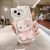 for iPhone 13 Kawaii Cute Cartoon Phone Case,with Mirror Stylish Cute Girls Phone Case, White