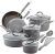 Rachael Ray – 16802 Rachael Ray Cucina Nonstick Cookware Pots and Pans Set, 12 Piece, Sea Salt Gray