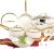 Gotham Steel 15 Pc Ceramic Pots and Pans Set Non Stick, Kitchen Cookware Sets, Pot and Pan Set, Ceramic Cookware Set, Non Toxic Cookware Set, Non Stick Pots and Pan Set Dishwasher Safe, Cream White