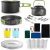 Camping Gear Must Haves, Camping Stove, Camping Cooking Set, Campfire Cooking Equipment, Camp Kitchen, Camping Cookware Set, Camping Pots and Pans Set, Camping Pans, Outdoor Camping Mess Kit for 1