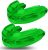 2Pcs Sport Mouth Guard Youth Adult, Mouthguard for Braces, Sports Mouthguard for Braces Adult/Youth, No Boil, Premium Quality, Football, Jujitsu and Karate Green