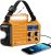 Emergency Radio with NOAA Weather Alert, Portable Solar Hand Crank AM/FM Radio for Survival,Rechargeable Battery Powered Radio,USB Charger,Flashlight,Reading Lamp,for Home Outdoor