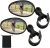 Bike Mirror 360 Degree Adjustable Safe Rotatable Handlebar Mirror Bicycle Mirror Cycling Rear View Mirror Shockproof Acrylic Convex Mirror Rearview Mirror for Mountain Road Bike(2 Pieces)