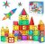 Magnetic Tiles Building Blocks for 3 4 5 6 7 8+ Years Old Boys Girls Colorful Magnet Stacking Toys Birthday Gift for Toddlers STEM Preschool Educational Construction Tiles Set for Kids Age 3 5