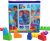 MEGA BLOKS Fisher-Price Toddler Block Toys, Big Building Bag with 80 Pieces and Storage Bag, Blue, Gift Ideas for Kids Age 1+ Years