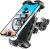 Motorcycle Phone Mount, Upgrade [Never Fall Off] [0 Shake] Bike Phone Mount, [3s Put & Take] 360° Rotatable Phone Holder for Motorcycle Bike Bicycle Scooter Compatible with Cellphones 4.7-6.8”