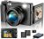 4K Digital Camera for Photography Autofocus, Upgraded 48MP Vlogging Camera for YouTube with SD Card, 3″ 180 Flip Screen Compact Travel Camera with 16X Digital Zoom, Flash, Anti-Shake, 2 Batteries