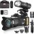 DSLR Cameras 33MP Digital Camera FHD 1080P Video Camera Auto-Focus Digital Cameras for Photography 24X Digital Zoom Vlogging Camera for YouTube with Tripod and 3 Lenses