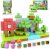 Magnetic Blocks-Build Mine Magnet World Edition, Magnetic Toys for Boys & Girls Age 3-4 4-5 6-8, STEM Montessori Sensory Toys for Toddlers Gifts for 3+ Years Old, Fidget Cubes Construction Toys