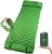 Sleeping Pad Ultralight Inflatable Sleeping Pad for Camping,Built-in Pump, Ultimate for Camping, Hiking – Airpad, Carry Bag, Repair Kit – Compact & Lightweight Air Mattress(Green)