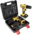 Portable Power Drill Set with 37PCS Drill Bit,21V Cordless Drill Kit with Battery and Charger,Jar-owl Home Tool Kit with Electric Drill,Power Tool Combo Kit for Men Women Office Repair Maintain-Yellow