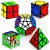 STEAM Life Speed Cube Set 5 Pack Magic Cube | Includes Speed Cubes 3×3, 2×2 Speed Cube, Pyramid Cube, Megaminx Cube Puzzle Cube Bundle for Kids & Adults