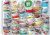 Galison Teacups – 1000 Piece Puzzle Featuring A Regency Core Mix of Vibrant Teacups