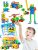 Brickyard Building Blocks STEM Toys – Educational Building Toys for Kids Ages 4-8 with 163 Pieces, Tools, Design Guide and Toy Storage Box, Easter Basket Stuffers Gift for Boys & Girls