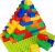 aotipol Building Blocks for Kids Toddlers Including a Baseplate, 101-piece Large Classic Building Bricks Set for Kids of All Ages, Basic STEM Toys Gift, Compatible with All Major Brands