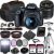 Canon EOS Rebel T7 DSLR Camera w/EF-S 18-55mm f/3.5-5.6 is II Lens + 2X 64GB Memory + Case + Filters + Tripod + More (35pc Bundle)