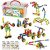 170 Pcs Building Toys for Kids Ages 4-8 with Toy Box Storage, Idea Guide, Building Blocks STEM Toys for 3 4 5 6 7 8 9 Year Old Creative Kids Activity, Christmas Birthday Gifts for Boys Girls