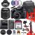 Canon EOS Rebel T100 / 4000D DSLR Camera with Canon EF-S 18-55mm F/3.5-5.6 DC III Zoom Lens + 64 GB Memory + Hood + Extra Battery + Battery Charger + Filters + More (25pc Bundle)