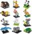 FUN LITTLE TOYS Party Favors for Kids, Mini Animals Building Blocks Sets for Goodie Bags, Prizes, Birthday Gifts, 12 Boxes