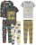 Simple Joys by Carter’s Boys’ 6-Piece Snug Fit Cotton Pajama Set