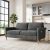 Vesgantti 65.1”Loveseat Sofa Couch for Living Room, Modern Sofa,Small Couches for Small Spaces,Upholstered 2-Seater Love Seats Couch for Bedroom, Apartment, Home Office, Tool-Free Assembly,Grey 01