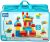 MEGA BLOKS Fisher-Price Toddler Block Toys, Deluxe Building Bag with 150 Pieces and Storage Bag, Gift Ideas for Kids Age 1+ Years